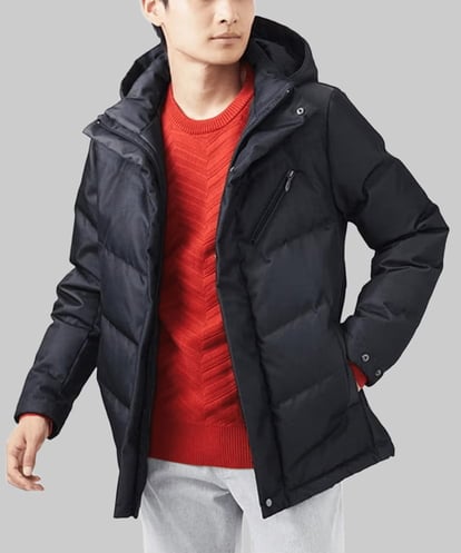 MKJAA22450 MK MICHEL KLEIN HOMME 【再入荷！/在庫限り】ダウンブルゾン / メモリークロス