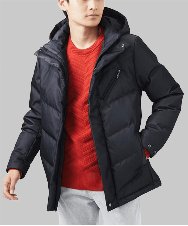 MKJAA22450 MK MICHEL KLEIN HOMME(MKミッシェルクランオム) 【残りわずか/在庫限り】ダウンブルゾン / メモリークロス ダークグレー