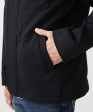 MKJAC07272 MK MICHEL KLEIN HOMME(MKミッシェルクランオム) 【再入荷/在庫限り！/秋冬春兼用/中綿ライナー付き】2WAYブルゾン / TEC EASY JERSY ブラック