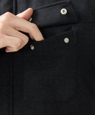 MKJAC07272 MK MICHEL KLEIN HOMME(MKミッシェルクランオム) 【再入荷/在庫限り！/秋冬春兼用/中綿ライナー付き】2WAYブルゾン / TEC EASY JERSY ブラック