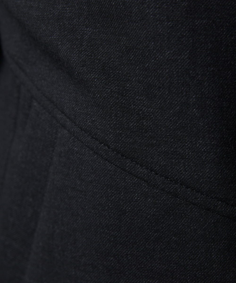 MKJAC07272 MK MICHEL KLEIN HOMME(MKミッシェルクランオム) 【再入荷/在庫限り！/秋冬春兼用/中綿ライナー付き】2WAYブルゾン / TEC EASY JERSY ブラック