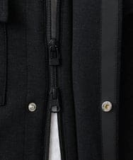MKJAC07272 MK MICHEL KLEIN HOMME(MKミッシェルクランオム) 【再入荷/在庫限り！/秋冬春兼用/中綿ライナー付き】2WAYブルゾン / TEC EASY JERSY ブラック