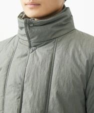MKJAC18290 MK MICHEL KLEIN HOMME(MKミッシェルクランオム) 【限定展開】フェイクレイヤード中綿ブルゾン/ビンテージワッシャー グレー