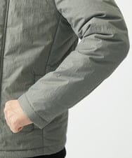 MKJAC18290 MK MICHEL KLEIN HOMME(MKミッシェルクランオム) 【限定展開】フェイクレイヤード中綿ブルゾン/ビンテージワッシャー グレー