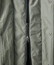 MKJAC18290 MK MICHEL KLEIN HOMME(MKミッシェルクランオム) 【限定展開】フェイクレイヤード中綿ブルゾン/ビンテージワッシャー グレー