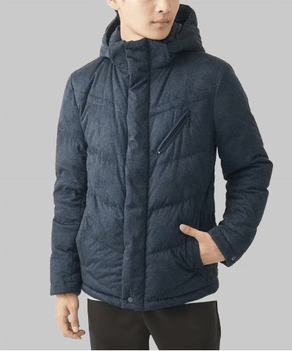 MKJAC21310  【残りわずか/ストレッチ】ダウンブルゾン / スエードタッチライト