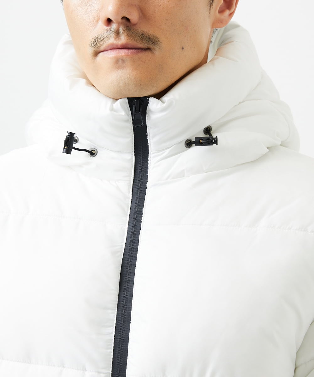 MKJAC80150 MK MICHEL KLEIN HOMME(MKミッシェルクランオム) 【ゆったりサイズ】フード中綿グラデーションブルゾン ブルー