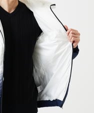 MKJAC80150 MK MICHEL KLEIN HOMME(MKミッシェルクランオム) 【ゆったりサイズ】フード中綿グラデーションブルゾン ブルー