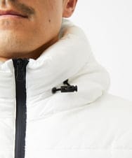MKJAC80150 MK MICHEL KLEIN HOMME(MKミッシェルクランオム) フード中綿ブルゾン / グラデーション ブルー