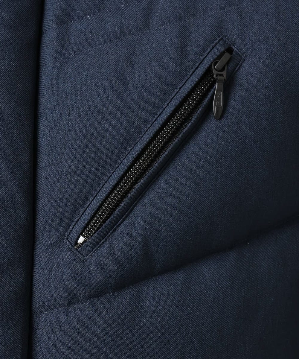 MKJAD23310 MK MICHEL KLEIN HOMME(MKミッシェルクランオム) 【撥水/防風/リサイクル素材】LANATEC ECO ツイルダウンブルゾン ネイビー