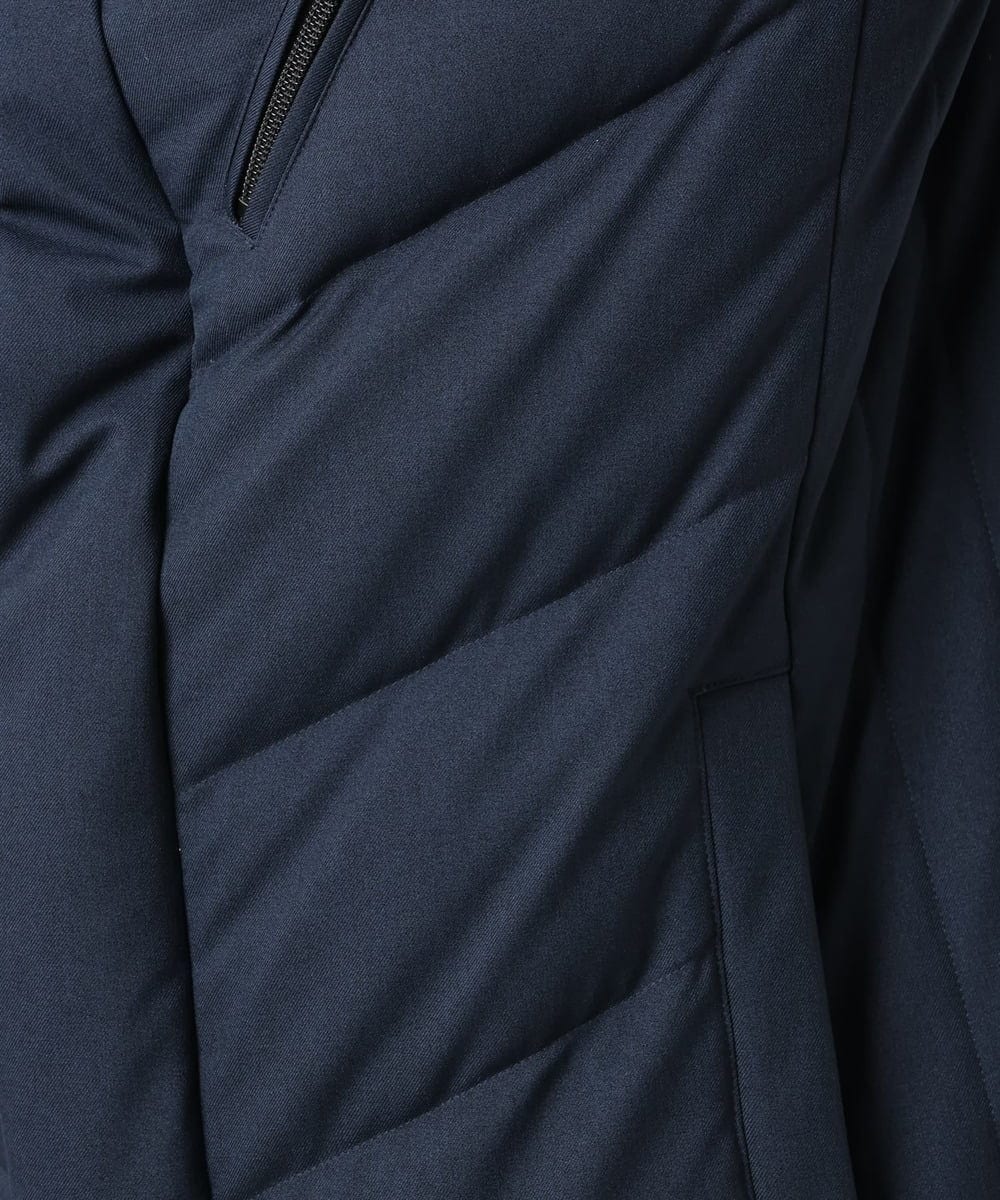 MKJAD23310 MK MICHEL KLEIN HOMME(MKミッシェルクランオム) 【撥水/防風/リサイクル素材】LANATEC ECO ツイルダウンブルゾン ネイビー