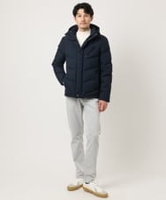 MKJAD23310 MK MICHEL KLEIN HOMME(MKミッシェルクランオム) 【撥水/防風/リサイクル素材】LANATEC ECO ツイルダウンブルゾン ネイビー