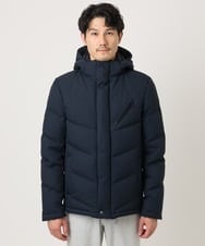 MKJAD23310 MK MICHEL KLEIN HOMME(MKミッシェルクランオム) 【撥水/防風/リサイクル素材】LANATEC ECO ツイルダウンブルゾン ネイビー