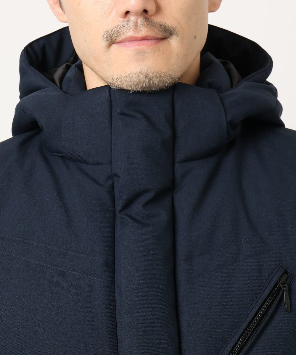 MKJAD23310 MK MICHEL KLEIN HOMME(MKミッシェルクランオム) 【撥水/防風/リサイクル素材】LANATEC ECO ツイルダウンブルゾン ネイビー
