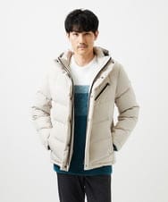 MKJAD23310 MK MICHEL KLEIN HOMME(MKミッシェルクランオム) 【撥水/防風/リサイクル素材】LANATEC ECO ツイルダウンブルゾン アイボリー