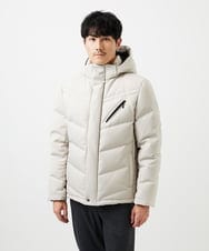 MKJAD23310 MK MICHEL KLEIN HOMME(MKミッシェルクランオム) 【撥水/防風/リサイクル素材】LANATEC ECO ツイルダウンブルゾン アイボリー
