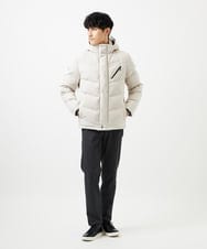 MKJAD23310 MK MICHEL KLEIN HOMME(MKミッシェルクランオム) 【撥水/防風/リサイクル素材】LANATEC ECO ツイルダウンブルゾン アイボリー