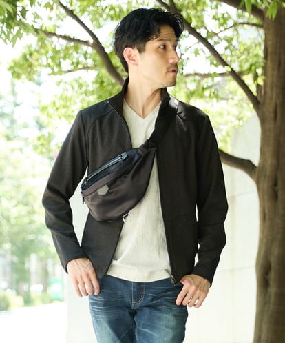 MKJAF07190 MK MICHEL KLEIN HOMME 【洗える／ストレッチ】スタンドカラーブルゾン(TECEASY2025AW)