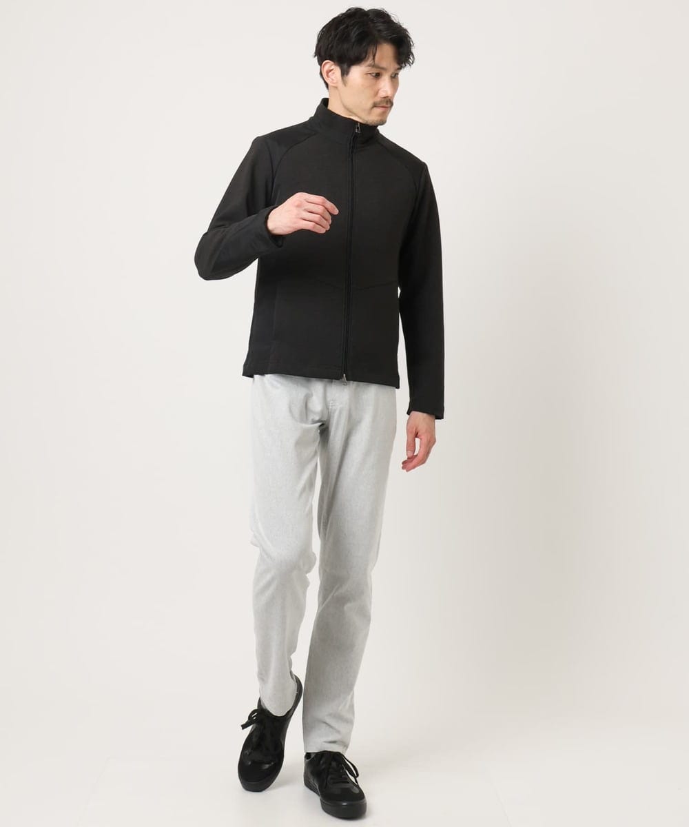 MKJAF07190 MK MICHEL KLEIN HOMME(MKミッシェルクランオム) 【ストレッチ】スタンドカラーブルゾン「TECEASY2025AW」  カーキ