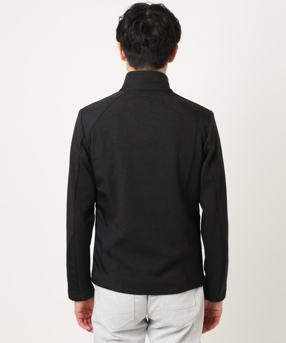 MKJAF07190 MK MICHEL KLEIN HOMME(MKミッシェルクランオム) 【ストレッチ】スタンドカラーブルゾン「TECEASY2025AW」  カーキ