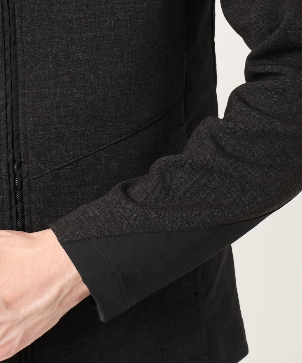 MKJAF07190 MK MICHEL KLEIN HOMME(MKミッシェルクランオム) 【ストレッチ】スタンドカラーブルゾン「TECEASY2025AW」  カーキ