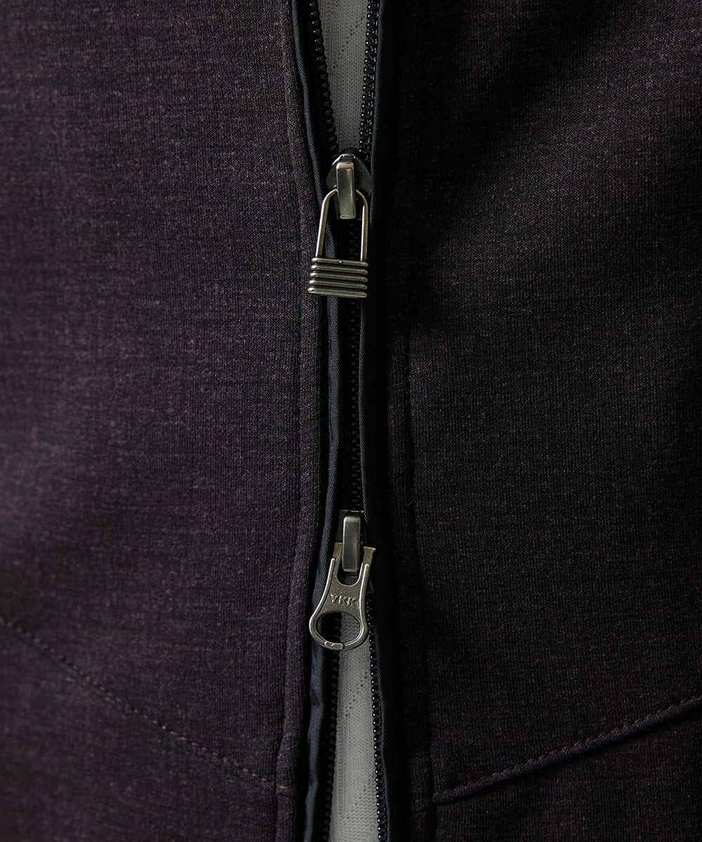 MKJAF07190 MK MICHEL KLEIN HOMME(MKミッシェルクランオム) 【ストレッチ】スタンドカラーブルゾン「TECEASY2025AW」  パープル