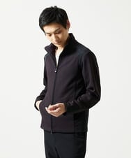 MKJAF07190 MK MICHEL KLEIN HOMME(MKミッシェルクランオム) 【ストレッチ】スタンドカラーブルゾン「TECEASY2025AW」  パープル
