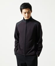 MKJAF07190 MK MICHEL KLEIN HOMME(MKミッシェルクランオム) 【ストレッチ】スタンドカラーブルゾン「TECEASY2025AW」  パープル