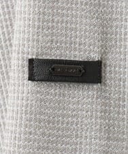 MKJAF09160 MK MICHEL KLEIN HOMME(MKミッシェルクランオム) 【洗える/ストレッチ】ワッフルベロア ジップパーカー グレー