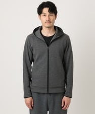 MKJAF13110 MK MICHEL KLEIN HOMME(MKミッシェルクランオム) 【セットアップ対応】ダイヤモンドフクレパーカー グレー