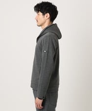 MKJAF13110 MK MICHEL KLEIN HOMME(MKミッシェルクランオム) 【セットアップ対応】ダイヤモンドフクレパーカー グレー