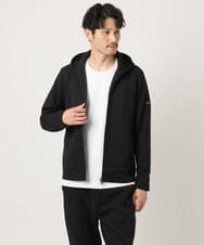 MKJAF13110 MK MICHEL KLEIN HOMME(MKミッシェルクランオム) 【セットアップ対応】ダイヤモンドフクレパーカー ブラック