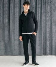 MKJAF13110 MK MICHEL KLEIN HOMME(MKミッシェルクランオム) 【セットアップ対応】ダイヤモンドフクレパーカー ブラック