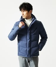 MKJAF21310 MK MICHEL KLEIN HOMME(MKミッシェルクランオム) ECOペットWRツイル ダウンブルゾン ブルー