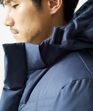 MKJAF21310 MK MICHEL KLEIN HOMME(MKミッシェルクランオム) ECOペットWRツイル ダウンブルゾン ブルー