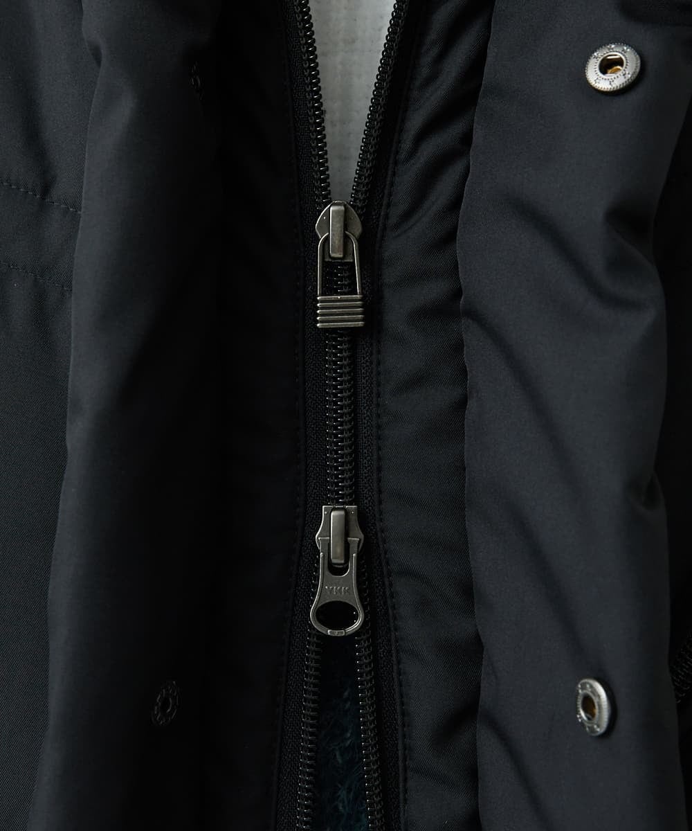 MKJAF21310 MK MICHEL KLEIN HOMME(MKミッシェルクランオム) ECOペットWRツイル ダウンブルゾン ブラック