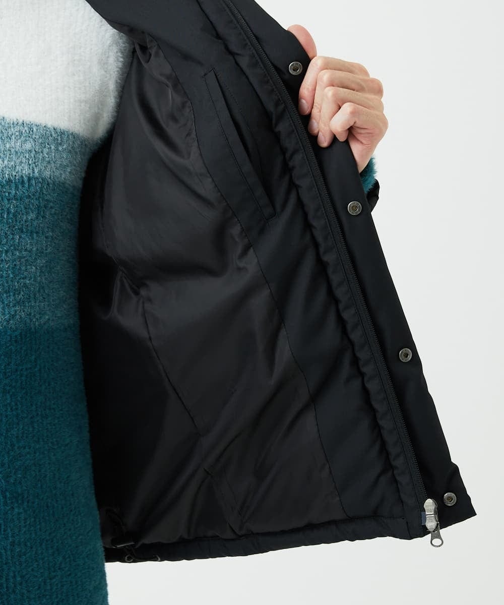 MKJAF21310 MK MICHEL KLEIN HOMME(MKミッシェルクランオム) ECOペットWRツイル ダウンブルゾン ブラック