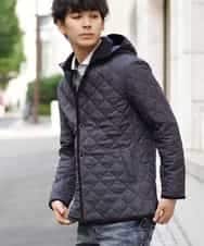 MKJAJ80230 MK MICHEL KLEIN HOMME(MKミッシェルクランオム) コート／ランヘリキルト ネイビー