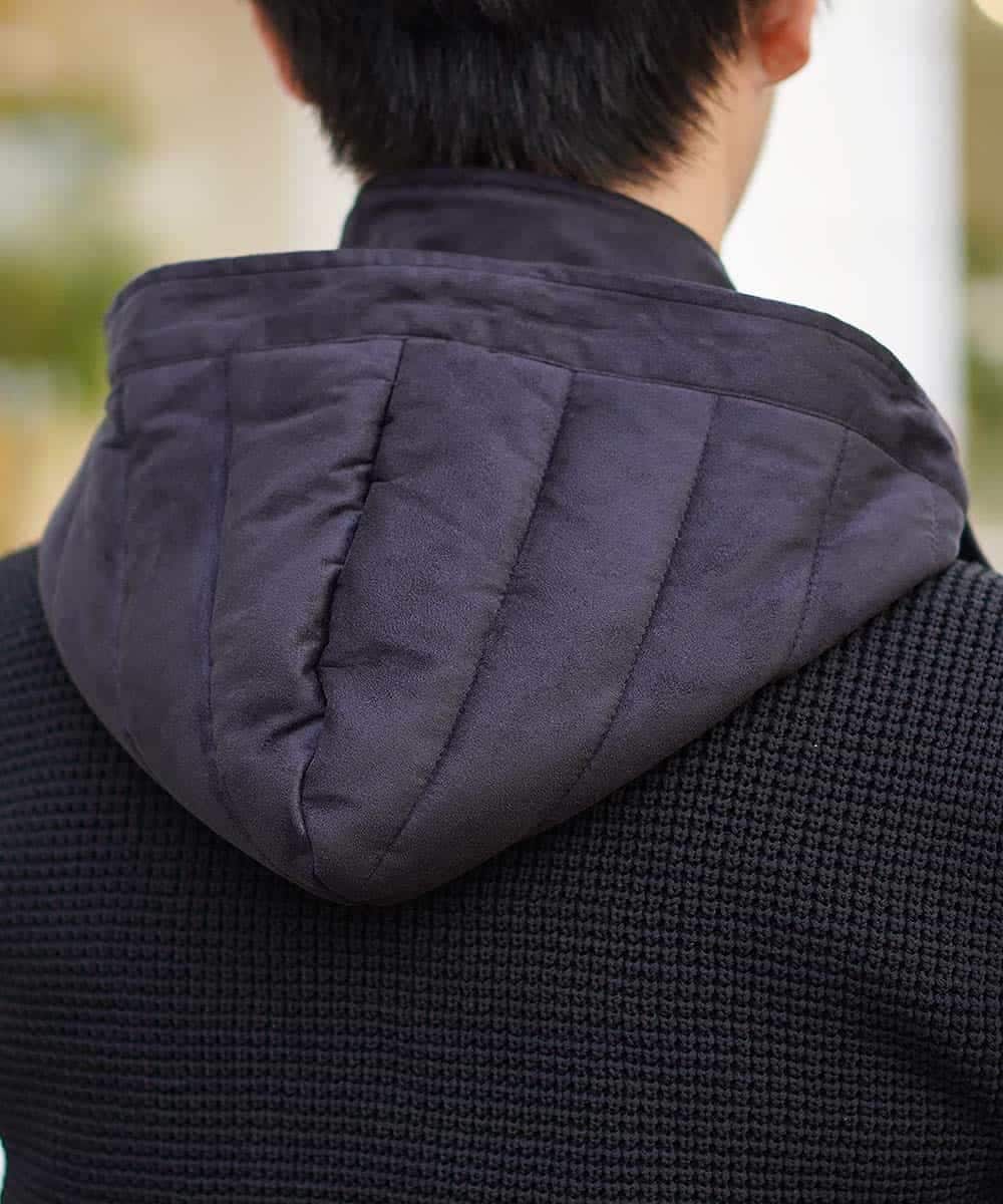 MKJAL09150 MK MICHEL KLEIN HOMME(MKミッシェルクランオム) ブルゾン／ハイブリットフェイス ブラック