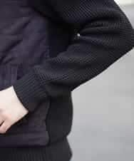 MKJAL09150 MK MICHEL KLEIN HOMME(MKミッシェルクランオム) ブルゾン／ハイブリットフェイス ブラック