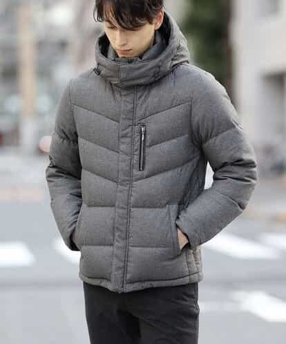 MKJAL41230 MK MICHEL KLEIN homme ダウンブルゾン/カモストレッチ