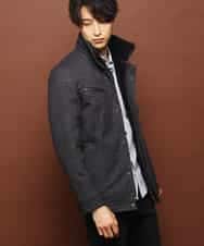 MKJAL83190 MK MICHEL KLEIN HOMME(MKミッシェルクランオム) 【Limited item】WEB限定 ブルゾン / テックプリントジャージー ブラック