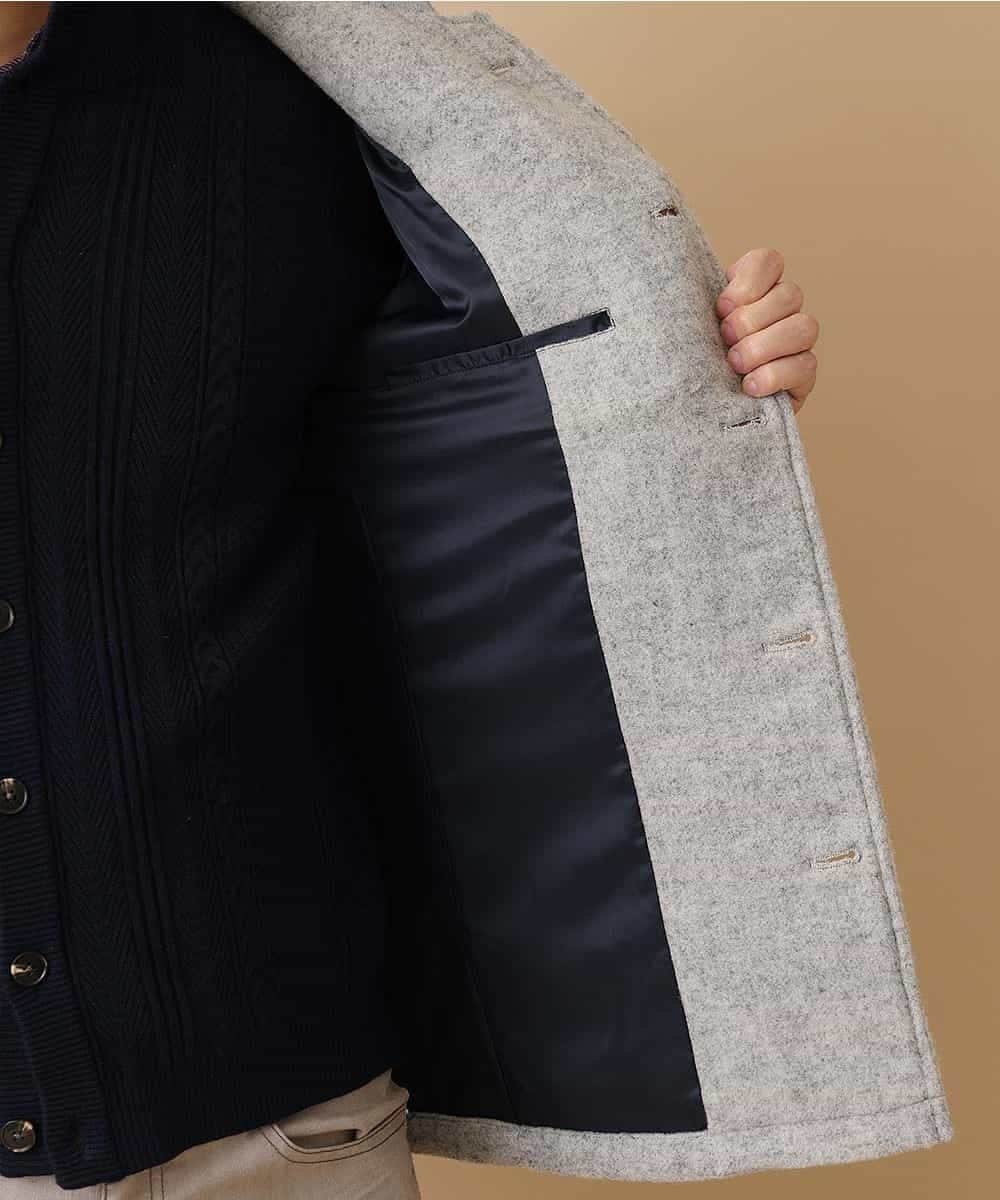 MKJAM64210 MK MICHEL KLEIN HOMME(MKミッシェルクランオム) 【驚きの超軽量】フーデッドカバーオール グレー