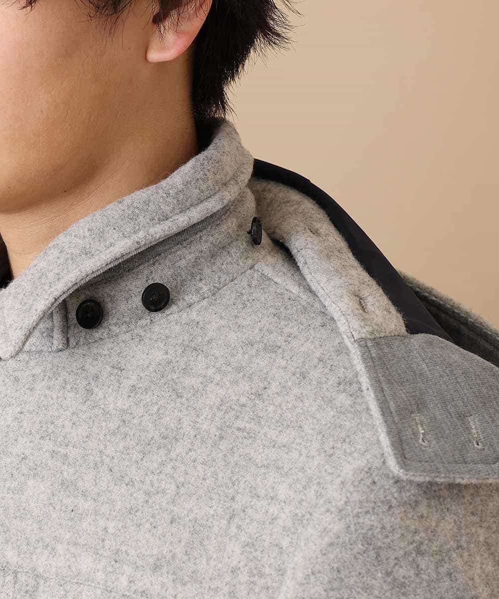MKJAM64210 MK MICHEL KLEIN HOMME(MKミッシェルクランオム) 【驚きの超軽量】フーデッドカバーオール グレー