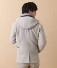 MKJAM64210 MK MICHEL KLEIN HOMME(MKミッシェルクランオム) 【驚きの超軽量】フーデッドカバーオール グレー