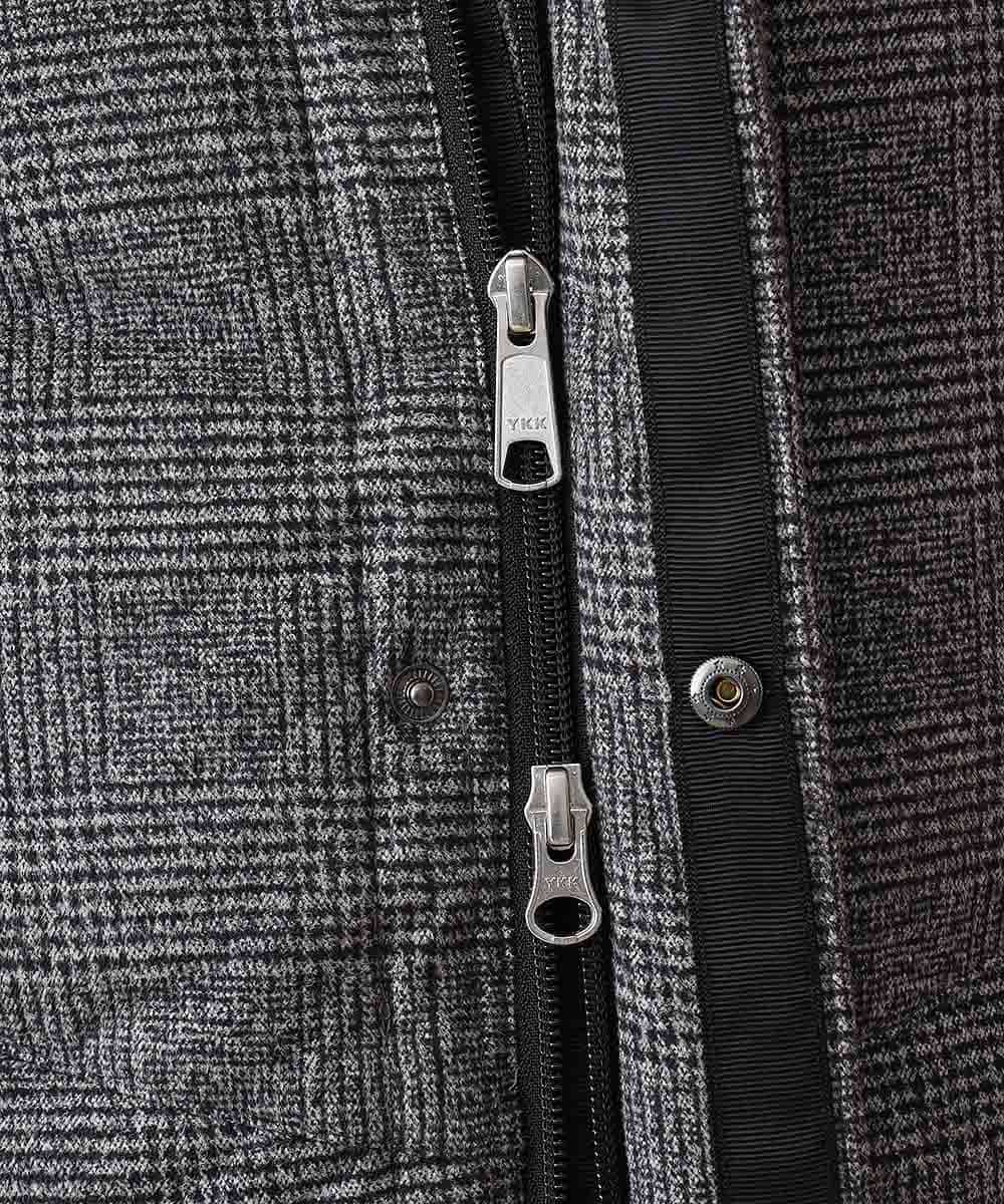 MKJAO22230 MK MICHEL KLEIN HOMME(MKミッシェルクランオム) スエードタッチダウンブルゾン ダークグレー