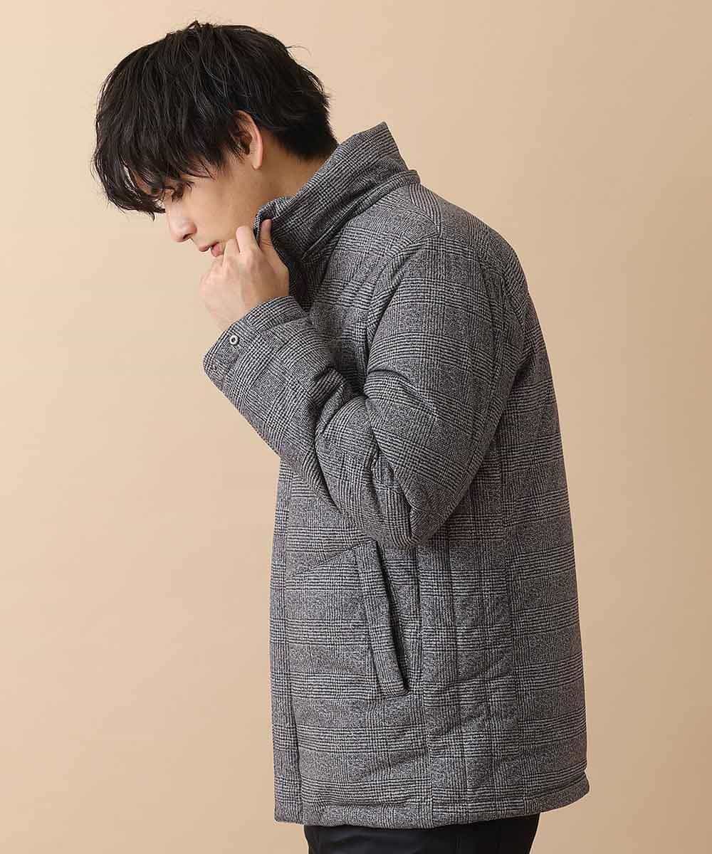 MKJAO22230 MK MICHEL KLEIN HOMME(MKミッシェルクランオム) スエードタッチダウンブルゾン ダークグレー