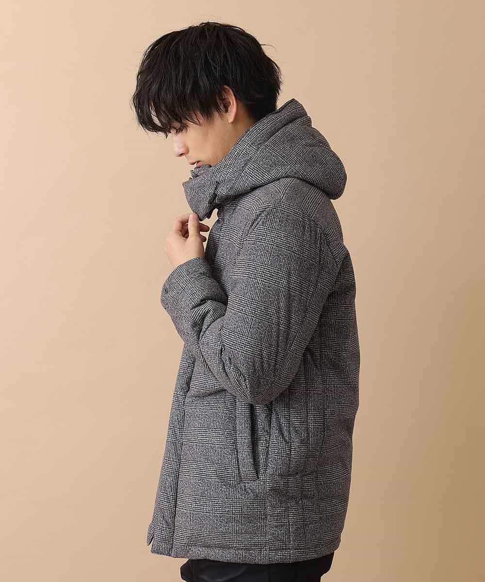 MKJAO22230 MK MICHEL KLEIN HOMME(MKミッシェルクランオム) スエードタッチダウンブルゾン ダークグレー