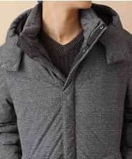 MKJAO22230 MK MICHEL KLEIN HOMME(MKミッシェルクランオム) スエードタッチダウンブルゾン ダークグレー