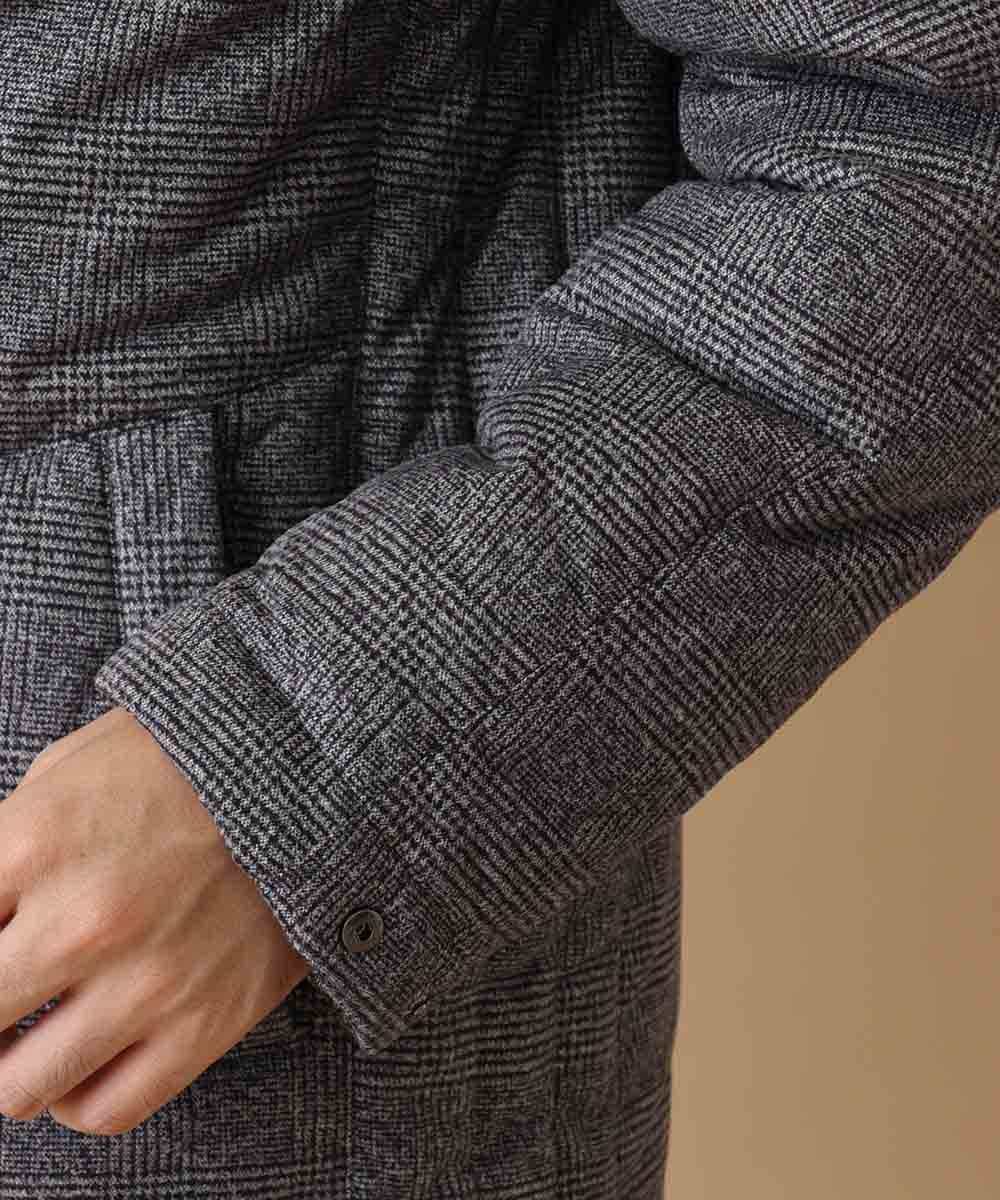 MKJAO22230 MK MICHEL KLEIN HOMME(MKミッシェルクランオム) スエードタッチダウンブルゾン ダークグレー